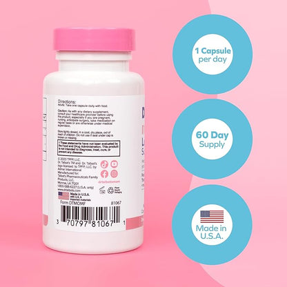 Dr. Talbot's Mom Probiotic Lactation Support Supplement - Herbal Blend of Fenugreek, Blessed Thistle, Milk Thistle, and More - 60 Capsules