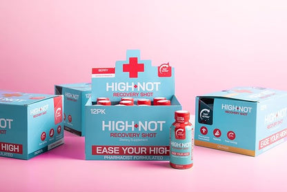 High Not Berry Flavored Recovery Shot - Extra Strength | Rapid Relief for Intense THc̈̈ Effects