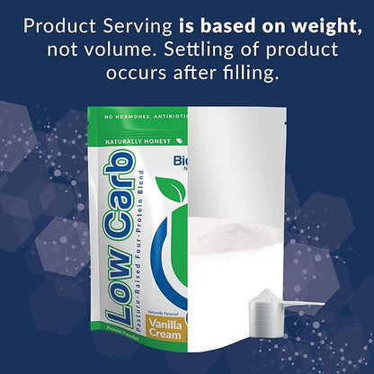 BioTrust Low Carb Protein Powder – Delicious Whey & Casein Blend from Grass-Fed Hormone Free Cows – Non GMO, Gluten Free (Cafe Mocha)