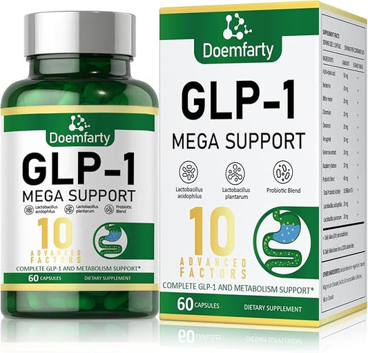 GLP-1 Probiotic | GLP-1 Supplement, GLP-Activate with 10 Billion CFU Multi-Strain Probiotics + Prebiotics, Naturally GLP 1 Production, GLP-1 Probiotic for Men & Women, 60 GLP-1 Capsule [1pcs]h1/