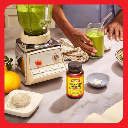 Bragg Apple Cider Vinegar Capsules with Vitamin D and Zinc - (2 Pack) 90 Capsules - Supports The Immune System