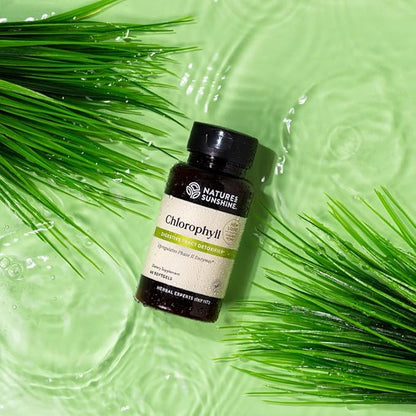 Nature's Sunshine Chlorophyll, 60 Softgel Capsules | Helps Support the Body's Blood-Cleansing Functions and Strengthens the Immune and Intestinal Systems