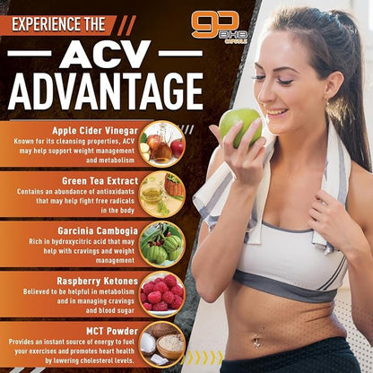 Purely Optimal Keto BHB & Apple Cider Vinegar Capsules - Exogenous Ketones Supplement with The Mother for Ketosis Support, Healthy Lifestyle & Overall Well-Being - 90 Capsules