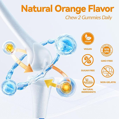 Calcium Magnesium Zinc Gummies for Adult: Organic 1000mg Calcium Citrate Magnesium Supplement with D3 B12 - Sugar Free High Absorption Supplement for Women Men (60 Count(Pack of 1))