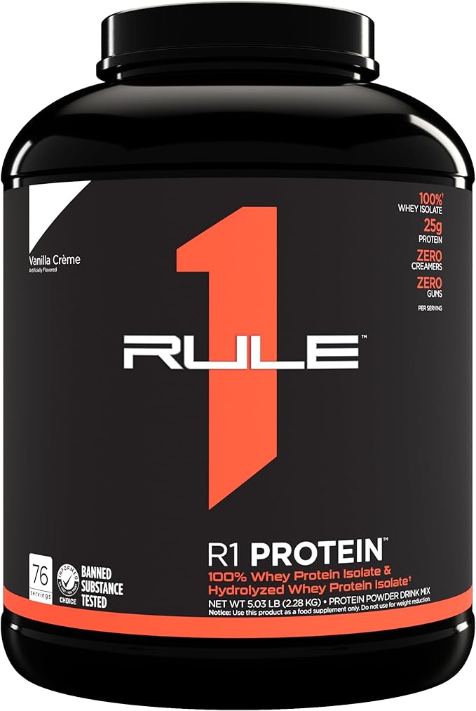 R1 Protein,76 Servings, Vanilla Crème