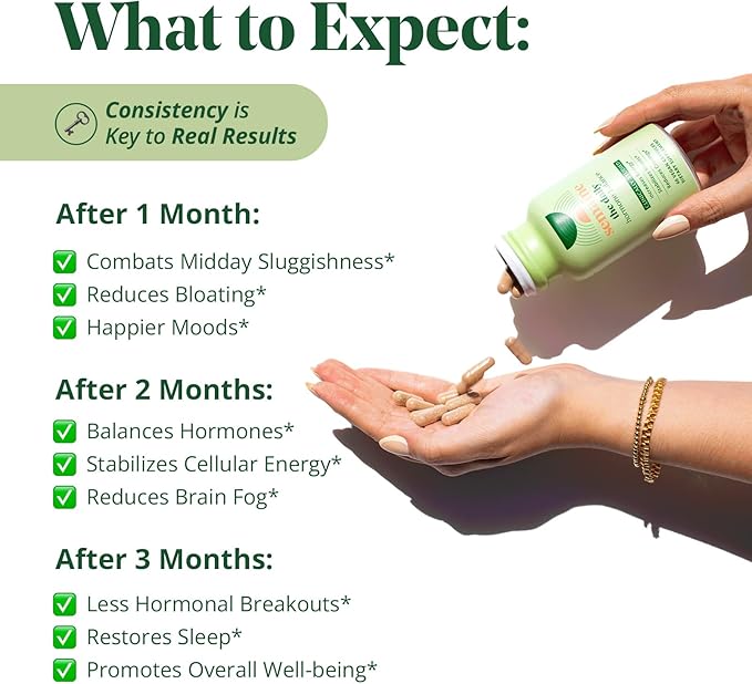 Daily Hormone Balance for Women – Better Skin, Better Moods, Happy Hormones & Deeper Sleep. Effective Multi-Action Formula Supports All Symptoms. - 60ct