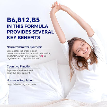 Melatonin Free 5-HTP GABA Sleep Supplement Gummies for Adults & Kids 12+ with L-Theanine, Magnesium Glycinate, L-Tryptophan, Apigenin - Sugar Free, Strawberry Flavor, Vegan, 120 Count
