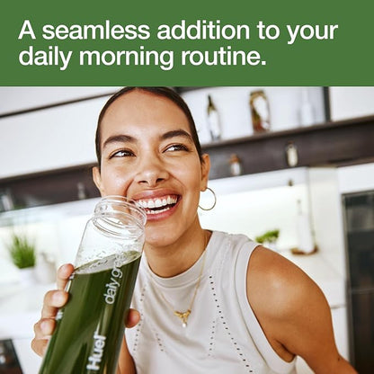 Huel Daily Greens | Superfood Greens Powder | 91 Vitamins, Minerals, and Wholefood-Sourced Ingredients | Adaptogens, Antioxidants, Gut-Friendly Probiotics | 30 Servings