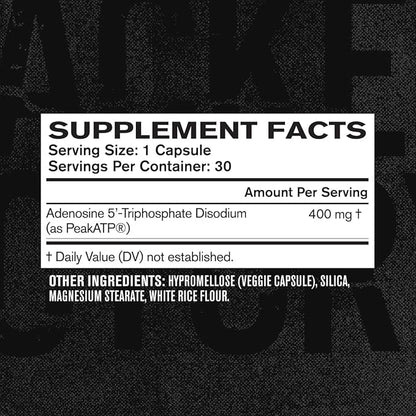 Jacked Factory Essentials Muscle Builder - Daily Muscle Builder for Men with Peak ATP to Support Lean Muscle Gain, Enhance Athletic Performance, & Fortify ATP Levels for Muscle Growth - 30 Capsules