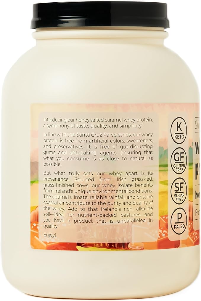 Santa Cruz Paleo Whey Protein Tub (Honey Salted Caramel)