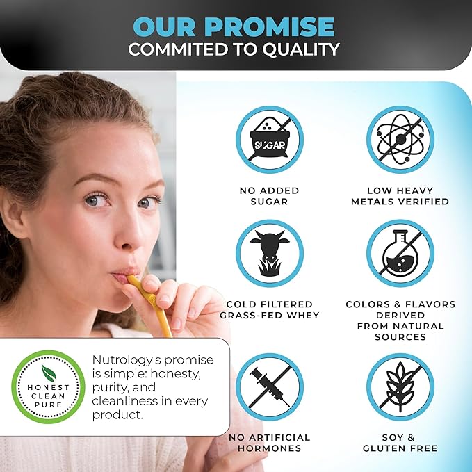 Nutrology TRIPACT Protein Powder, Vanilla Latte Cinnamon Flavor, 7-in-1 Meal Replacement Shake with Grass Fed Whey Protein Powder, Pea Protein Powder, Greens, Probiotics & BCAAs, 20 Servings