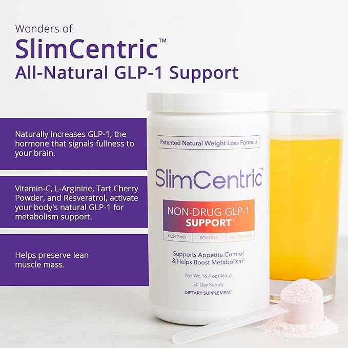 Naturally Support GLP-1 Production - Safe, Effective Wellness Support - Supports a Healthy Metabolism & Lean Muscle Mass - Made in USA | Non-GMO, Cruelty-Free Formula (30 Day Supply)