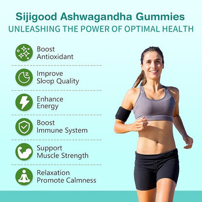 Ashwagandha Gummies with L-theanine, 3000mg Ashwa Root Supplement Gummy for Women Men, 60 Strawberry Flavored Gummies