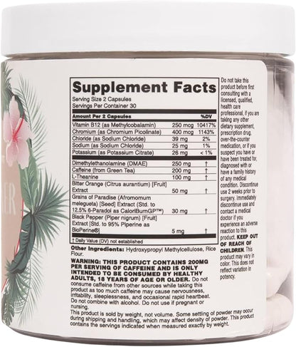 Strong + Sexy Fit, Weight & Diet Support Health Supplement, Workout Supplements, Natural Energy with Green Tea Extract, Appetite & Metabolism Support, Supplements for Women, Unflavored, 60 Capsules