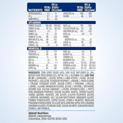 EleCare Jr Amino Acid-Based Nutrition Powder, Complete Nutrition for Ages 1 and Older With Food Allergies, Amino Acid-Based Nutrition Powder, Unflavored, 14.1-oz Can, Pack of 6
