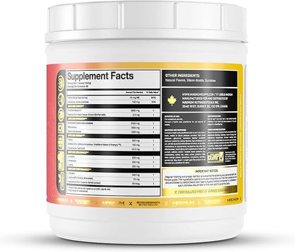 LIMITLESS Magnum 504g - Muscle Workout Powder, Sport Pre Workout for Men and Women, May Assist & Support Increase Energy, Focus, and Endurance - Pink Lemonade