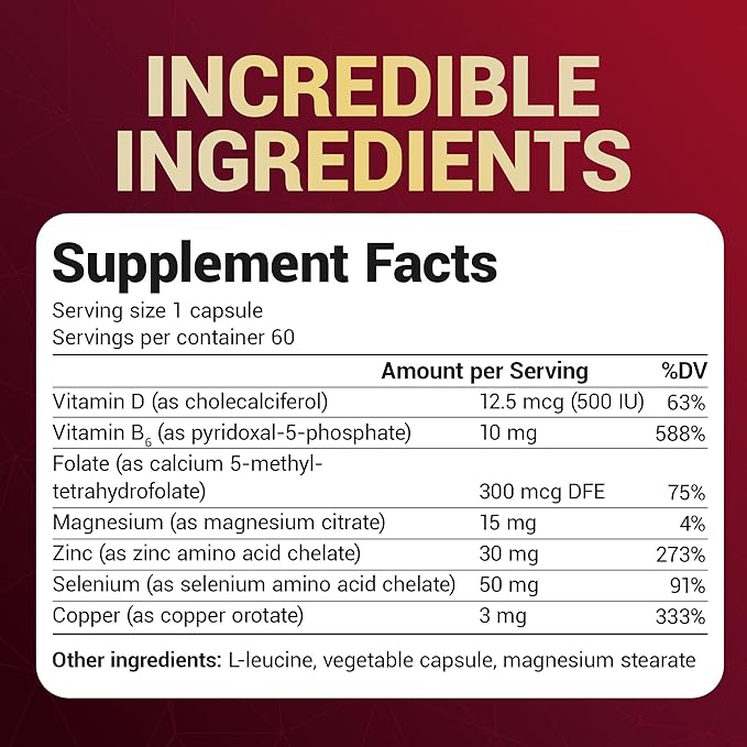 Dr. Berg Zinc 30mg Enhanced with Magnesium, Vitamin D3, Selenium, & Copper - Zinc Supplements for Men & Women - Chelated Zinc for Immune, Skin, Hair, & Nails Support* - 60 Capsules