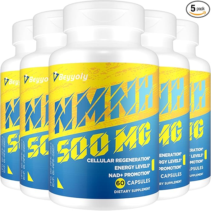 NMNH (Dihydronicotinamide Mononucleotide) 500mg Per Serving, NMNH NAD Supplement to Boost NAD+ Levels As We Age, NAD Plus Supplement for Anti Aging, Energy, Immune, Focus, Pure Organic - 300 Capsules