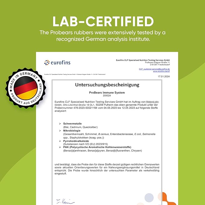 Probears® Immune Support Gummies - Vitamin C, Selenium, Zinc, Vitamins B6, B12 and D2 Organic Immunity Boost - Natural Vitamin Support for Adults - Vegan, Gluten Free, Gelatin Free, Halal - 60 Count