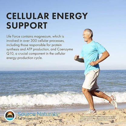 Source Naturals Life Force Multiple Iron Free Daily Multivitamin High Potency Essential Vitamins, Minerals, Antioxidants & Nutrients - Energy & Immune Boost - 60 Tablets