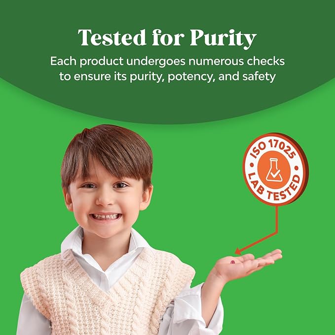 Organic Kids Immune Support Gummies - Vegan Organic Vitamin D Gummies for Kids with Vitamin C and Zinc for Kids Immunity - D3 Zinc and Vitamin C Gummies for Kids - Gluten Free & Non GMO (120 Servings)