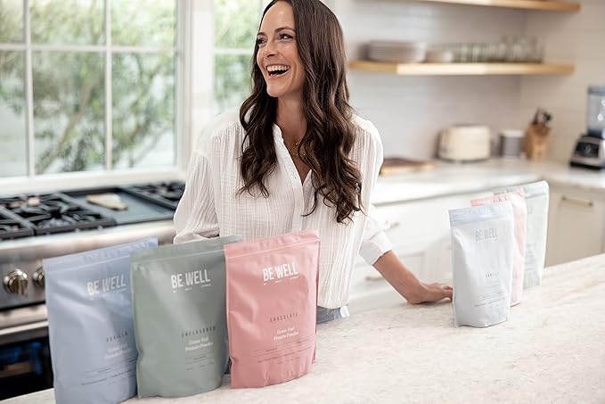 Be Well by Kelly Vanilla Grass-Fed Beef Protein Powder, 23G of Protein & Zero Carbs (3 Ingredients, 30 Servings) 9 Amino Acids + 3 BCAAs No Soy, No Dairy, Stevia-Free, No Sugar Added 1.87lb 849g
