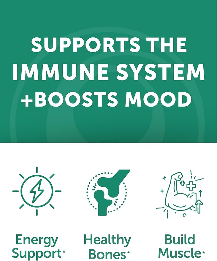 Lunakai USA Made Vitamin D3 Gummies 2000 IU - Non-GMO, Gluten-Free Vitamin D Gummies for Women & Men - Bone, Immune & Energy Support, 60ct