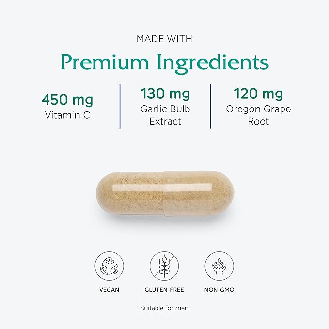 Vitanica Immune Symmetry, Immune Support, Vegan, 60 Capsules