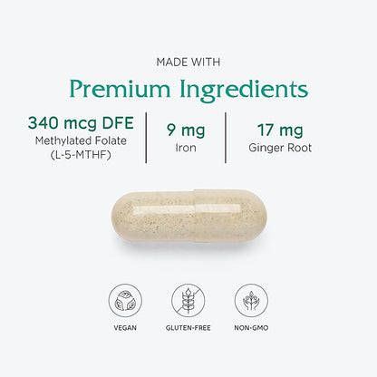 Vitanica Maternal Symmetry, Prenatal and Postnatal Vitamins, Vegan, 180 Capsules