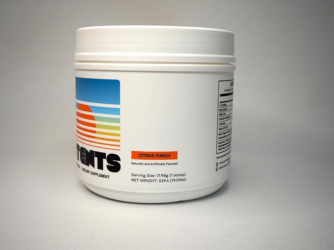 Pre workout - Stim Free, Caffeine Free, Energy, Endurance, Focus, Strength