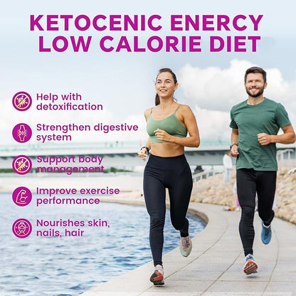 Keto ACV Gummies - Apple Cider Vinegar Gummies with B6 & B12, Vegan, Gelatin-Free, Keto Support, Detox Cleanse, Non-GMO, for Men & Women, 60 Gummies