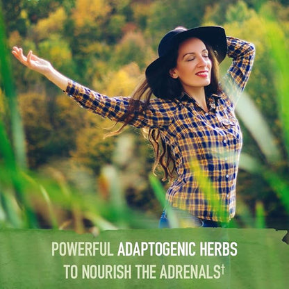 Garden of Life Organics Adrenal Daily Balance, Adaptogenic Herbs Ashwagandha, Holy Basil, B Complex & Probiotics, Organic Non-GMO, Vegan, Gluten Free Supplement, Two Month Supply, 120 Tablets