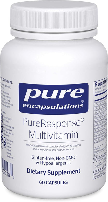 Pure Encapsulations PureResponse Multivitamin | Support for Immune Balance and Responsiveness | 60 Capsules