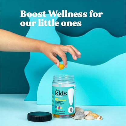 OH MY VIT! para Kids Gummy Multivitamin with Probiotics & Prebiotics, Tropical Fruit Flavor for Children Ages 4+, 60 Count