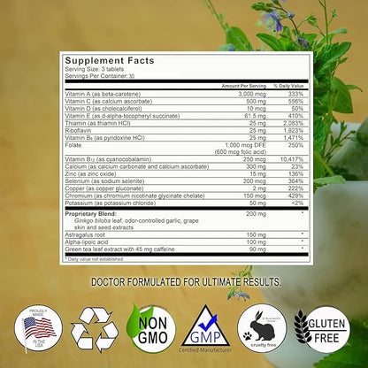 Diamond Healthy Horizons Multivitamin - Natural Multivitamin to Support Stress Relief and Provide Essential Nutrients - Daily Multivitamin for Men and Women - (90 Count)