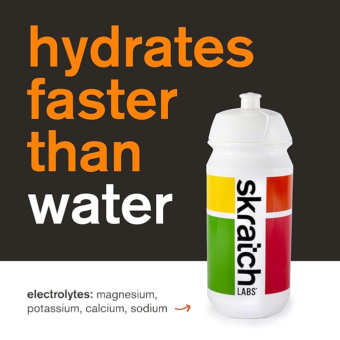 Skratch Labs Hydration Powder | Sport Drink Mix | Electrolytes Powder for Exercise, Endurance, and Performance | Orange | 20 Servings | Non-GMO, Vegan, Kosher