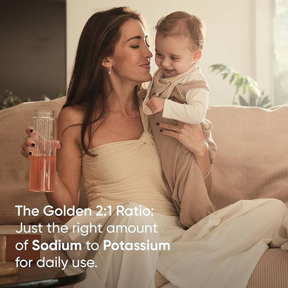 Sports Research Hydrate Electrolytes Powder Packets - Sugar-Free & Naturally Flavored with Vitamins, Minerals, and Coconut Water - Supports Hydration - 16 Packets - Variety Pack