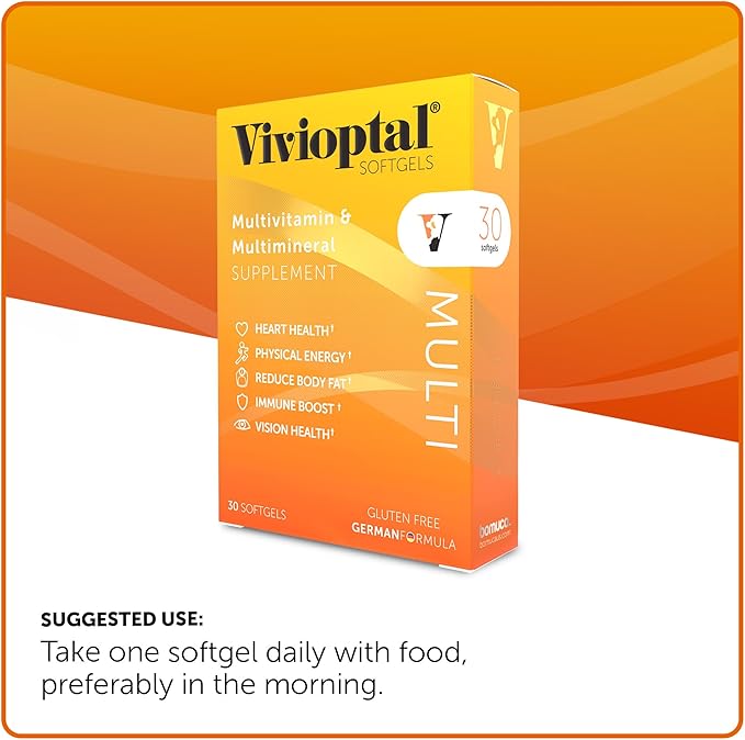 Vivioptal Multi, 30 Softgels, Multivitamin & Multimineral, Gluten Free, German Formula