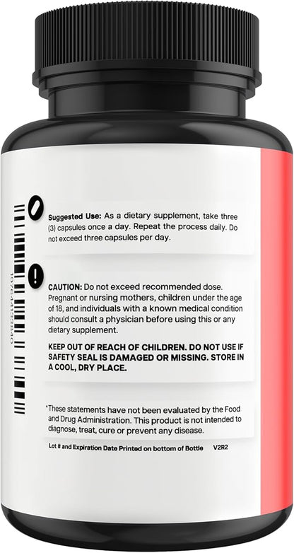 Longjack Tongkat Ali Fadogia Agrestis Complex - and Turkesterone Energy Booster for Men - Tongkat Ali 600mg - 90 Capsules