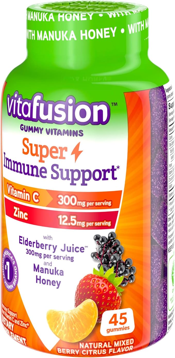 Vitafusion Super Immune Support Gummy Vitamins, 45ct