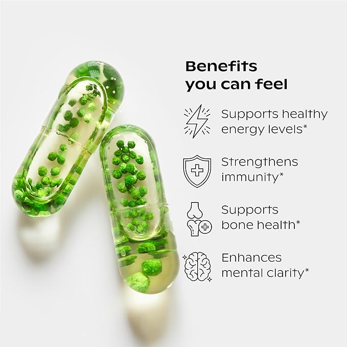 wholier -Plant-Based Vegan Multivitamin Omega 3 DHA + EPA, Vitamin D, Vitamin B12, Zinc, Vitamin K2, Iron, Iodine, Selenium. 60 Count (30-Day Supply) (Compostable Refill)