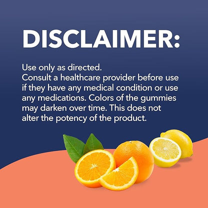 Omega 3 Kids Gummies | Omega 3-6-9 Vegetarian Plant-Based Fish Oil for Kids | EPA + DHA for Kids 2+ | Body & Brain Development | No Fishy Taste | Lemon & Orange Flavors | 60 Vegan Fish Oil Gummies