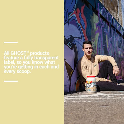 GHOST Whey Protein Powder, Cereal Milk - 2LB Tub, 25G of Protein - Flavored Isolate, Concentrate & Hydrolyzed Whey Protein Blend - Post Workout Shakes - Soy & Gluten Free