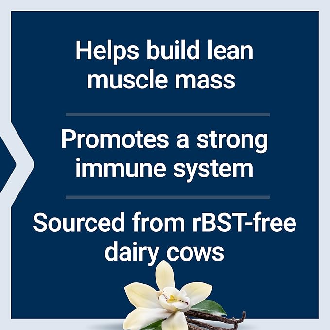 Life Extension Wellness Code Whey Protein Concentrate 20g Muscle Growth & Immune Health - Sourced From Grass-Fed, Free-Range, Hormone-Free Cows, Non-GMO, No Added Sugar, Vanilla- 500g