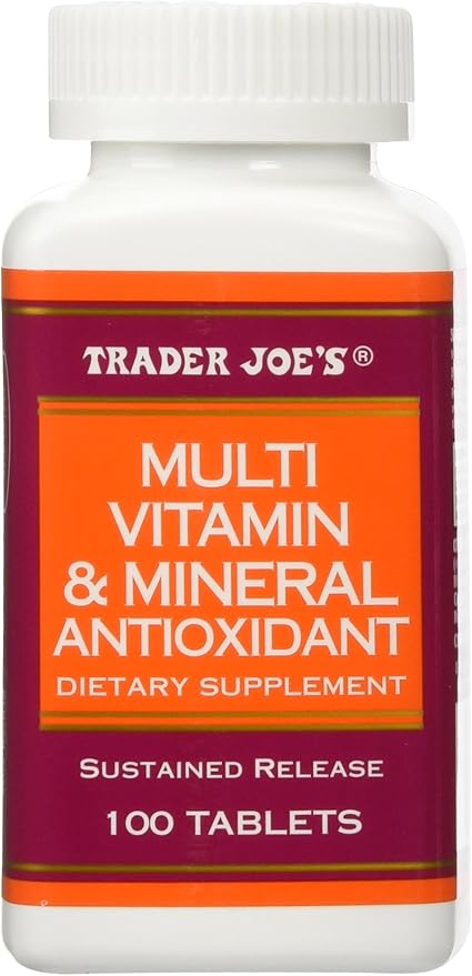 Trader Joe's Multi Vitamin & Mineral Antioxidant 100 Tablets