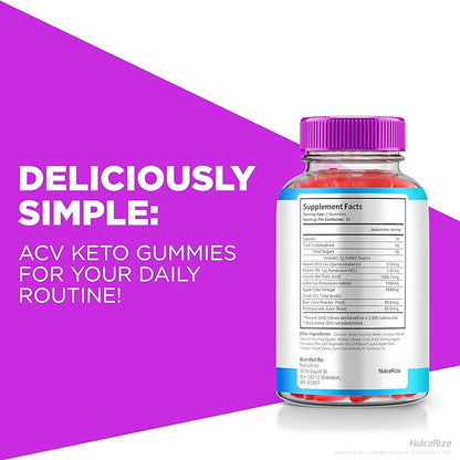 Slim Aura Keto ACV Gummies, Official SlimAura Keto + ACV Gummies, All Natural Apple Cider Vinegar Gummy, Premium Keto Plus ACV Formula, ACV Keto Gomitas (60 Gummies)