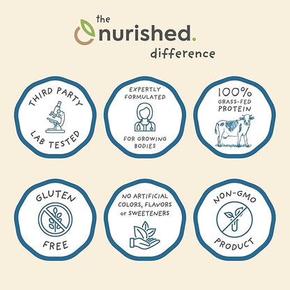 Vanilla Mighty Milk - Kids All-in-One Daily Protein Powder & Multivitamin Boosted with 2 Billion Probiotics & Organic Spinach - Natural Flavors, Colors & Sweeteners - 15-30 Servings