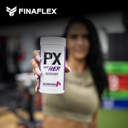 FINAFLEX PX for HER - 60 Capsules - Improves Thermogenic Metabolism with Caffeine, Ashwagandha & DIM - 30 Servings