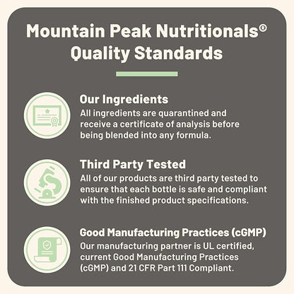 Mountain Peak Nutritionals Ultra High Multivitamin - Helps Support Well Being - Complete w/Vitamin A, Vitamin B12 & Probiotic Formula - Hypoallergenic Dietary Supplement (180 Vegetarian Capsules)