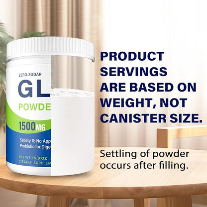 GLP-1 Supplement, GLP1 Supplements Women, GLP-1 Powder 1500MG with Akkermansia Muciniphila Probiotic & High Fiber, Naturally Support GLP-1 Support for Energy, Digestion, Gut, Overall Health, No Sugar